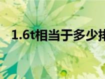 1.6t相當(dāng)于多少排氣量（1.6t是多大排量）