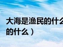 大海是漁民的什么填空標(biāo)準(zhǔn)答案（大海是漁民的什么）