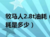 牧馬人2.8t油耗（2.0t牧馬人油耗多少真實油耗是多少）