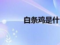 白條雞是什么品種雞（白條雞）