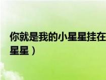 你就是我的小星星掛在天空放光明是什么歌（你就是我的小星星）