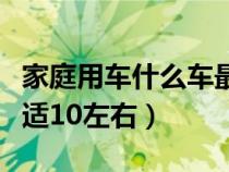 家庭用車什么車最實(shí)惠（家庭用車什么車最合適10左右）