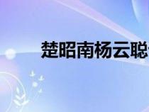 楚昭南楊云聰誰(shuí)是大師兄（楚昭南）