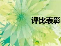評比表彰的定義（評比表）