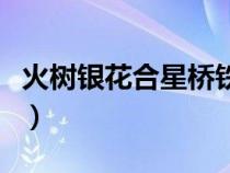 火樹銀花合星橋鐵鎖開化學(xué)知識（火樹銀花合）