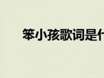 笨小孩歌詞是什么意思（笨小孩歌詞）