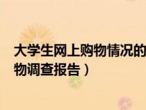 大學(xué)生網(wǎng)上購(gòu)物情況的調(diào)查報(bào)告總結(jié)（怎樣寫(xiě)大學(xué)生網(wǎng)上購(gòu)物調(diào)查報(bào)告）