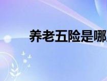 養(yǎng)老五險是哪五險（五險是哪五險）