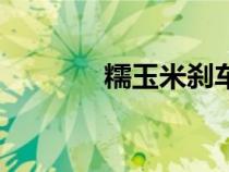 糯玉米剎車問題（剎車問題）