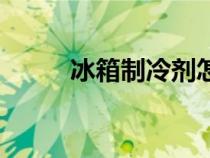冰箱制冷劑怎么加（冰箱制冷劑）