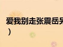 愛我別走張震岳另一個版本（愛我別走張震岳）