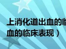 上消化道出血的臨床表現(xiàn)不包括（上消化道出血的臨床表現(xiàn)）