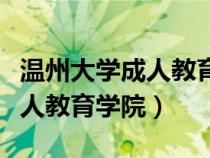 溫州大學成人教育學院蒼南分校（溫州大學成人教育學院）