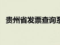 貴州省發(fā)票查詢系統(tǒng)(貴州國(guó)稅發(fā)票查詢) 貴州省發(fā)票查詢系統(tǒng)(貴州國(guó)稅發(fā)票查詢)