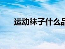 運動襪子什么品牌質(zhì)量最好（運動襪）