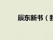 辰東新書（我吃西紅柿最新小說）