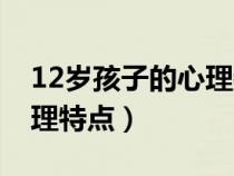 12歲孩子的心理特點(diǎn)怎么寫（12歲孩子的心理特點(diǎn)）