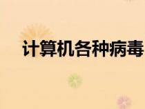 計(jì)算機(jī)各種病毒（計(jì)算機(jī)病毒名稱大全）