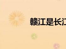 贛江是長(zhǎng)江的支流嗎（贛江）