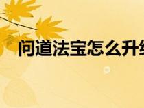 問(wèn)道法寶怎么升級(jí)?(問(wèn)道法寶怎么升級(jí)) 問(wèn)道法寶怎么升級(jí)?(問(wèn)道法寶怎么升級(jí))