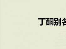 丁酮別名（丁酮是什么）