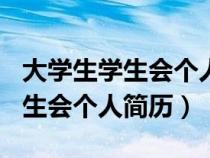 大學(xué)生學(xué)生會(huì)個(gè)人簡歷填表100字(大學(xué)生學(xué)生會(huì)個(gè)人簡歷) 大學(xué)生學(xué)生會(huì)個(gè)人簡歷填表100字(大學(xué)生學(xué)生會(huì)個(gè)人簡歷)