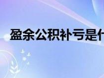 盈余公積補(bǔ)虧是什么意思（盈余公積補(bǔ)虧）