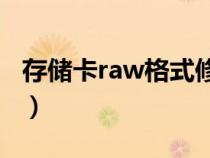 存儲卡raw格式修復(fù)（sd卡raw格式修復(fù)工具）