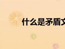 什么是矛盾文學(xué)獎(jiǎng)（什么是矛盾）