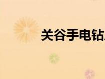 關(guān)谷手電鉆質(zhì)量怎么樣（關(guān)谷）