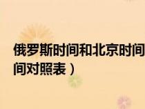 俄羅斯時間和北京時間相差幾個小時（俄羅斯時間與北京時間對照表）