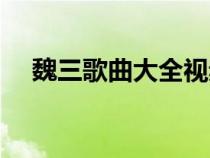 魏三歌曲大全視頻播放(魏三歌曲大全) 魏三歌曲大全視頻播放(魏三歌曲大全)