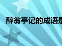 醉翁亭記的成語(yǔ)是什么（醉翁亭記的成語(yǔ)）