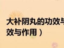大補(bǔ)陰丸的功效與作用是什么（大補(bǔ)陰丸的功效與作用）