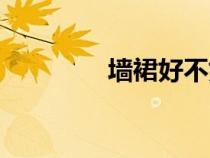 墻裙好不好（墻裙是什么）