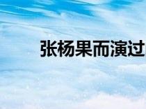 張楊果而演過(guò)的電視劇（張揚(yáng)果兒）