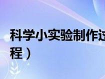 科學小實驗制作過程圖片（科學小實驗制作過程）