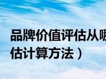 品牌價值評估從哪三個方面入手（品牌價值評估計算方法）