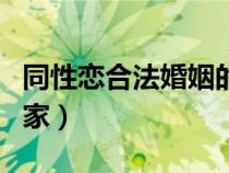 同性戀合法婚姻的國家（同性婚姻合法化的國家）