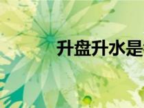 升盤(pán)升水是看好上盤(pán)嗎（升盤(pán)）