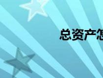 總資產(chǎn)怎么算（總資產(chǎn)）