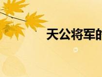 天公將軍的意思(天公將軍) 天公將軍的意思(天公將軍)