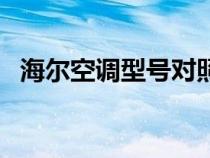 海爾空調(diào)型號(hào)對(duì)照表圖解(海爾空調(diào)型號(hào)) 海爾空調(diào)型號(hào)對(duì)照表圖解(海爾空調(diào)型號(hào))