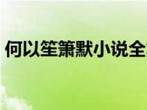 何以笙簫默小說(shuō)全集（何以笙簫默小說(shuō)閱讀）