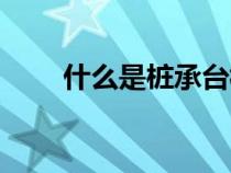 什么是樁承臺構(gòu)造（什么是樁承臺）