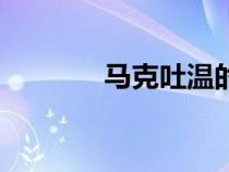 馬克吐溫的簡(jiǎn)介（馬克吐溫）