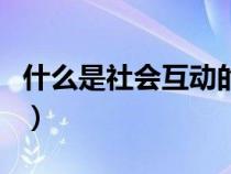 什么是社會互動的基本策略（什么是社會互動）