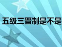 五級三晉制是不是國家扶持的（五級三晉制）