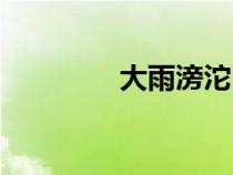 大雨滂沱圖片（大雨滂沱）