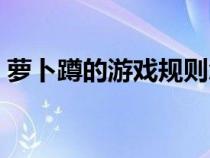 蘿卜蹲的游戲規(guī)則怎么寫（游戲規(guī)則怎么寫）